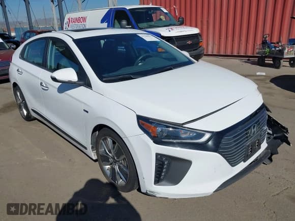 ✅ 2019 Hyundai Ioniq Limited • VIN: KMHC05LC4KU159630 • Lot: 43588042. Listed on IAAI with 52,185 mi. Free auction sales archive from the USA and detailed vehicle history report at DreamBid. Image 1.