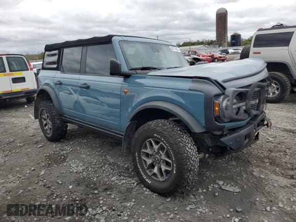 ✅ 2021 Ford Bronco • VIN: 1FMEE5DH1MLA92742 • Lot: 90776105. Listed on Copart with Not provided. Free auction sales archive from the USA and detailed vehicle history report at DreamBid. Image 4.