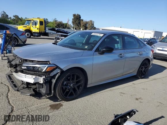 ✅ 2023 Honda Civic Sport • VIN: 2HGFE2F53PH527449 • Lot: 55855765. Listed on Copart with 17,868 mi. Free auction sales archive from the USA and detailed vehicle history report at DreamBid. Image 1.