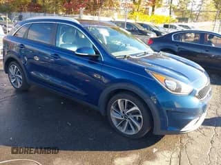 ✅ 2018 Kia Niro EX • VIN: KNDCE3LC1J5120643 • Lot: 43568587. Listed on IAAI with 57,420 mi. Free auction sales archive from the USA and detailed vehicle history report at DreamBid. Image 1.