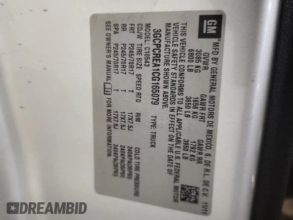 ✅ 2012 Chevrolet Silverado 1500 LS • VIN: 3GCPCREA1CG165079 • Лот: 87445165. Опубликован ранее на Copart с пробегом 91 260 миль. Бесплатный доступ к архиву аукционных продаж из США и подробный отчёт об истории автомобиля на DreamBid. Изображение 12.