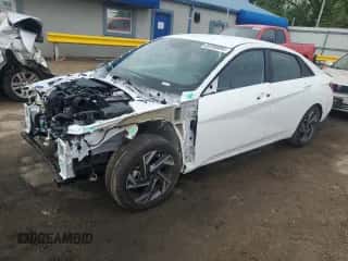 2025 Hyundai Elantra SEL Sport z VIN KMHLM4DG4SU959702, wystawiony jako Copart lot #55269895 z przebiegiem 1 019 mil mil oraz Szkoda całkowita • Salvage title. Historia ofert i sprzedaży dostępna na DreamBid. Obrazek 1.