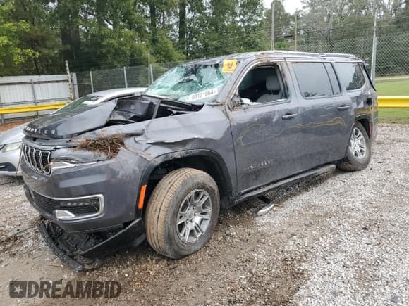 ✅ 2023 Jeep Wagoneer • VIN: 1C4SJVAPXPS561044 • Lot: 80121064. Listed on Copart with Not provided. Free auction sales archive from the USA and detailed vehicle history report at DreamBid. Image 1.