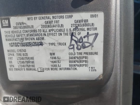 ✅ 2006 Chevrolet Silverado 1500 LS • VIN: 2GCEC13V361353131 • Lot: 43638804. Listed on IAAI with 226,092 mi. Free auction sales archive from the USA and detailed vehicle history report at DreamBid. Image 9.