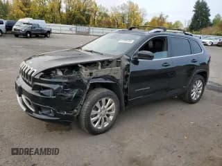✅ 2018 Jeep Cherokee Overland • VIN: 1C4PJMJX3JD539320 • Lot: 87299795. Listed on Copart with 117,570 mi. Free auction sales archive from the USA and detailed vehicle history report at DreamBid. Image 1.