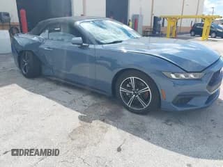 ✅ 2025 Ford Mustang EcoBoost Premium • VIN: 1FAGP8UH9S5108427 • Lot: 43370160. Listed on IAAI with 12,535 mi. Free auction sales archive from the USA and detailed vehicle history report at DreamBid. Image 1.