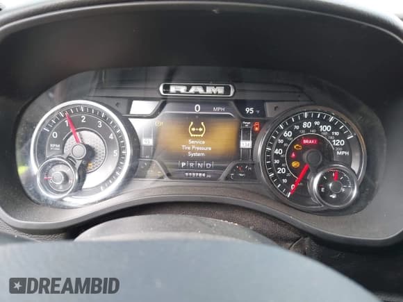 ✅ 2021 Ram 1500 Big Horn • VIN: 1C6SRFFT9MN598009 • Lot: 42442713. Listed on IAAI with 113,784 mi. Free auction sales archive from the USA and detailed vehicle history report at DreamBid. Image 7.