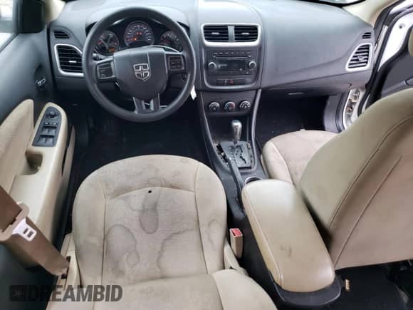 2014 Dodge Avenger SE z VIN 1C3CDZAB5EN126228, wystawiony jako Copart lot #68994234 z przebiegiem 125 437 mil mil oraz Szkoda całkowita • Salvage title. Historia ofert i sprzedaży dostępna na DreamBid. Obrazek 8.