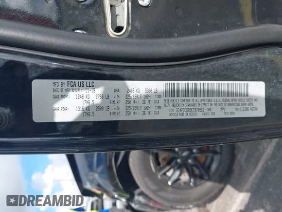 ✅ 2019 Dodge Journey SE • VIN: 3C4PDCBB5KT870562 • Lot: 43409774. Wystawiony na IAAI z przebiegiem 93 285 mil. Bezpłatny archiwum sprzedaży aukcyjnych z USA i szczegółowy raport historii pojazdu na DreamBid. Zdjęcie 9.