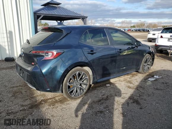 ✅ 2019 Toyota Corolla XSE • VIN: JTNK4RBE5K3072495 • Lot: 92694075. Listed on Copart with 74,712 mi. Free auction sales archive from the USA and detailed vehicle history report at DreamBid. Image 3.