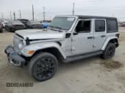 ✅ 2023 Jeep Wrangler Sahara • VIN: 1C4JJXP60PW689291 • Lot: 58951695. Listed on Copart with 9,028 mi. Free auction sales archive from the USA and detailed vehicle history report at DreamBid. Image 1.