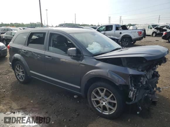 2015 Dodge Journey R/T z VIN 3C4PDCEGXFT674680, wystawiony jako Copart lot #61657615 z przebiegiem 220 397 mil mil oraz Czysty tytuł • Clean title. Historia ofert i sprzedaży dostępna na DreamBid. Obrazek 4.