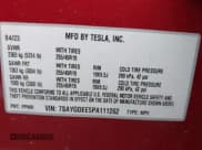 ✅ 2023 Tesla Model Y Long Range • VIN: 7SAYGDEE5PA111262 • Lot: 42341148. Listed on IAAI with 19,014 mi. Free auction sales archive from the USA and detailed vehicle history report at DreamBid. Image 9.