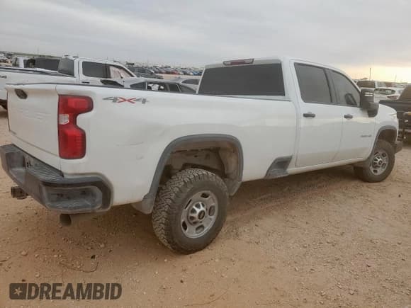 ✅ 2022 Chevrolet Silverado 2500HD Work Truck • VIN: 1GC4YLEY9NF291726 • Лот: 57077295. Опубликован ранее на Copart с пробегом 100 050 миль. Бесплатный доступ к архиву аукционных продаж из США и подробный отчёт об истории автомобиля на DreamBid. Изображение 3.