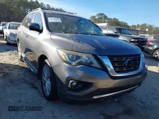✅ 2018 Nissan Pathfinder S • VIN: 5N1DR2MN6JC671225 • Lot: 43928021. Listed on IAAI with 260,000 mi. Free auction sales archive from the USA and detailed vehicle history report at DreamBid. Image 1.