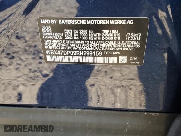 ✅ 2024 BMW X3 sDrive30i • VIN: WBX47DP09RN299159 • Lot: 57328645. Wystawiony na Copart z przebiegiem Nie podano. Bezpłatny archiwum sprzedaży aukcyjnych z USA i szczegółowy raport historii pojazdu na DreamBid. Zdjęcie 13.
