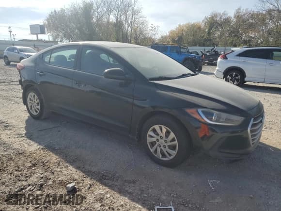 ✅ 2017 Hyundai Elantra SE • VIN: KMHD74LF1HU371107 • Lot: 92293975. Listed on Copart with 184,362 mi. Free auction sales archive from the USA and detailed vehicle history report at DreamBid. Image 4.