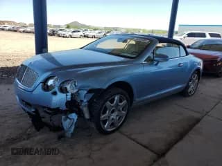 ✅ 2008 Bentley Continental GT • VIN: SCBDR33W98C055293 • Lot: 66925485. Listed on Copart with Not provided. Free auction sales archive from the USA and detailed vehicle history report at DreamBid. Image 1.