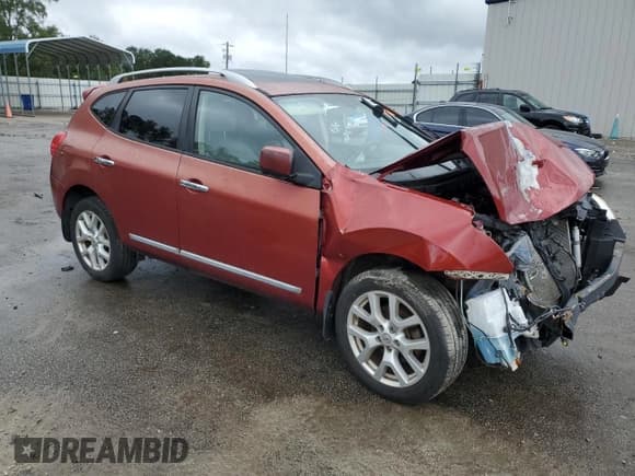 ✅ 2012 Nissan Rogue SV • VIN: JN8AS5MT6CW270811 • Lot: 86126335. Listed on Copart with Not provided. Free auction sales archive from the USA and detailed vehicle history report at DreamBid. Image 4.