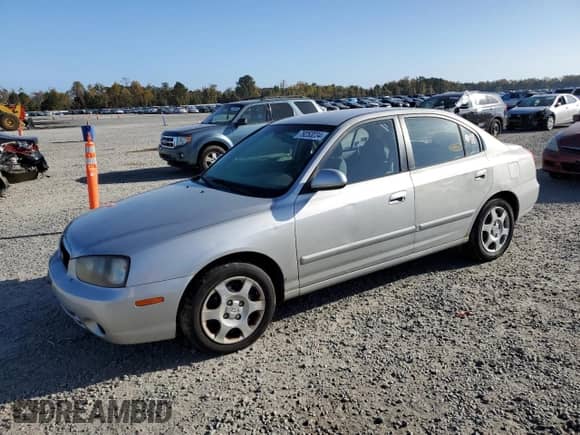 2001 Hyundai Elantra GLS with VIN KMHDN45D81U161742, listed as a Copart auction lot 79253234 with 107,321 mi miles and Non repairable. Bid and sale history available at DreamBid. Image 1.