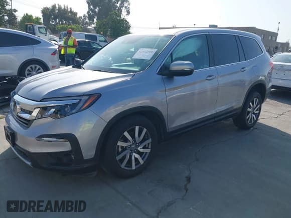 ✅ 2021 Honda Pilot EX • VIN: 5FNYF5H37MB014384 • Lot: 42412500. Wystawiony na IAAI z przebiegiem 36 934 mil. Bezpłatny archiwum sprzedaży aukcyjnych z USA i szczegółowy raport historii pojazdu na DreamBid. Zdjęcie 2.