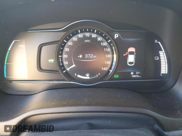 ✅ 2019 Hyundai Ioniq SEL • VIN: KMHC75LC1KU134244 • Lot: 83641544. Wystawiony na Copart z przebiegiem 74 875 mil. Bezpłatny archiwum sprzedaży aukcyjnych z USA i szczegółowy raport historii pojazdu na DreamBid. Zdjęcie 9.