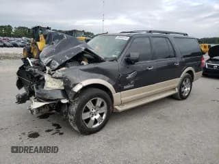 ✅ 2007 Ford Expedition Max Eddie Bauer • VIN: 1FMFK185X7LA54470 • Lot: 80958415. Listed on Copart with 329,567 mi. Free auction sales archive from the USA and detailed vehicle history report at DreamBid. Image 1.