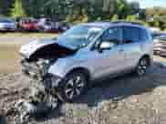 2018 Subaru Forester Limited with VIN JF2SJARC5JH578849, listed as a Copart auction lot 71936535 with 89,287 mi miles and Salvage title. Bid and sale history available at DreamBid. Image 1.