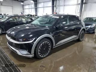 2023 Hyundai Ioniq 5 Limited z VIN KM8KRDAF8PU203936, wystawiony jako Copart lot #60062685 z przebiegiem 25 343 mil mil oraz Szkoda całkowita • Salvage title. Historia ofert i sprzedaży dostępna na DreamBid. Obrazek 1.
