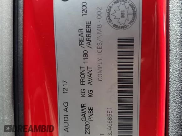 ✅ 2018 Audi S5 Sportback Prestige • VIN: WAUC4CF53JA068551 • Lot: 48503333. Wystawiony na Copart z przebiegiem Nie podano. Bezpłatny archiwum sprzedaży aukcyjnych z USA i szczegółowy raport historii pojazdu na DreamBid. Zdjęcie 12.