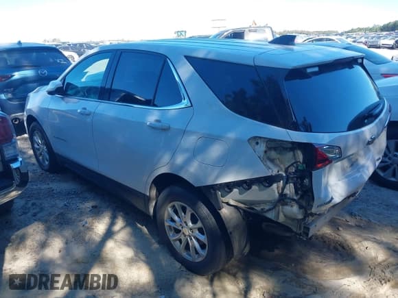 ✅ 2020 Chevrolet Equinox LT • VIN: 2GNAXTEV8L6230376 • Lot: 43456528. Listed on IAAI with 56,920 mi. Free auction sales archive from the USA and detailed vehicle history report at DreamBid. Image 3.