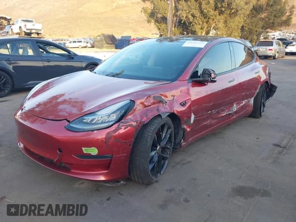 ✅ 2019 Tesla Model 3 Long Range • VIN: 5YJ3E1EB6KF387284 • Lot: 43662439. Listed on IAAI with 44,817 mi. Free auction sales archive from the USA and detailed vehicle history report at DreamBid. Image 2.