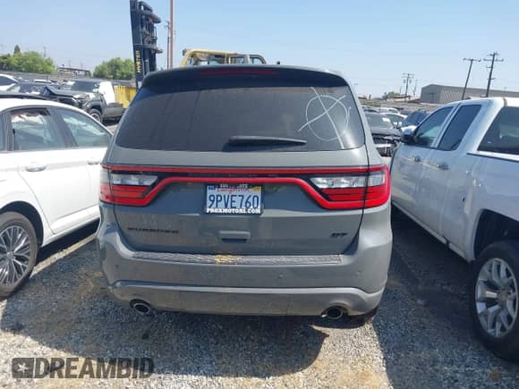 2021 Dodge Durango GT with VIN 1C4RDHDG8MC554523, listed as a IAAI auction lot 41858655 with 68,940 mi miles and . Bid and sale history available at DreamBid. Image 17.