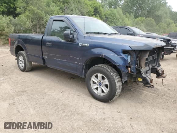 ✅ 2017 Ford F-150 XL • VIN: 1FTMF1EF3HKE29572 • Lot: 59848985. Listed on Copart with 74,854 mi. Free auction sales archive from the USA and detailed vehicle history report at DreamBid. Image 4.