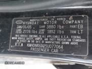 ✅ 2005 Hyundai Elantra GLS • VIN: KMHDN46D25U077064 • Lot: 43613655. Wystawiony na IAAI z przebiegiem 191 347 mil. Bezpłatny archiwum sprzedaży aukcyjnych z USA i szczegółowy raport historii pojazdu na DreamBid. Zdjęcie 9.