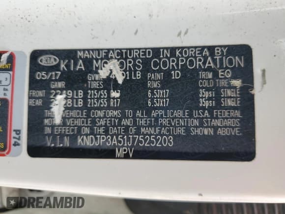 ✅ 2018 Kia Soul + • VIN: KNDJP3A51J7525203 • Lot: 63528955. Listed on Copart with 126,055 mi. Free auction sales archive from the USA and detailed vehicle history report at DreamBid. Image 12.