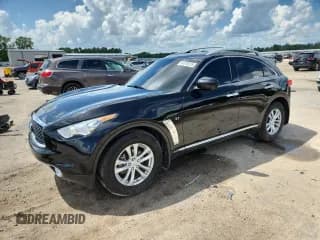 ✅ 2017 Infiniti QX70 • VIN: JN8CS1MU0HM143887 • Лот: 64719215. Опубликован ранее на Copart с пробегом 57 976 миль. Бесплатный доступ к архиву аукционных продаж из США и подробный отчёт об истории автомобиля на DreamBid. Изображение 1.