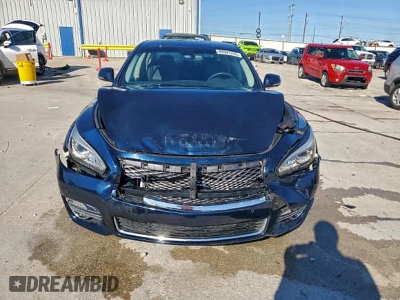 ✅ 2018 Infiniti Q70 Luxe • VIN: JN1BY1AP9JM181065 • Lot: 94047255. Listed on Copart with 53,361 mi. Free auction sales archive from the USA and detailed vehicle history report at DreamBid. Image 5.