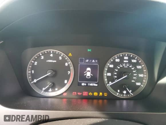 2015 Hyundai Sonata Sport with VIN 5NPE34AF0FH251233, listed as a Copart auction lot 85766045 with 114,579 mi miles and Salvage title. Bid and sale history available at DreamBid. Image 9.