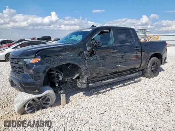 ✅ 2024 Chevrolet Silverado 1500 Custom • VIN: 3GCPABEK7RG162010 • Лот: 90103405. Опубликован ранее на Copart с пробегом 20 549 миль. Бесплатный доступ к архиву аукционных продаж из США и подробный отчёт об истории автомобиля на DreamBid. Изображение 1.