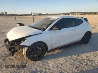 2021 Hyundai Veloster z VIN KMHT36AH2MU010681, wystawiony jako Copart lot #84213804 z przebiegiem 47 389 mil mil oraz Szkoda całkowita • Salvage title. Historia ofert i sprzedaży dostępna na DreamBid. Obrazek 1.