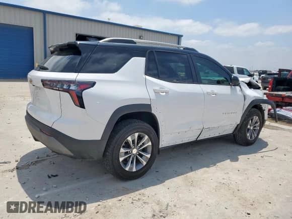 2025 Chevrolet Equinox FWD LT с VIN 3GNAXHEG9SL150173, выставлен на аукционе Copart как лот 58701795 с пробегом 6 934 миль миль и Списание • Salvage title. История ставок и продаж доступна на DreamBid. Изображение 3.