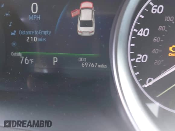 2022 Toyota Camry Hybrid XLE with VIN 4T1F31AK5NU594457, listed as a IAAI auction lot 41884438 with 69,767 mi miles and . Bid and sale history available at DreamBid. Image 15.