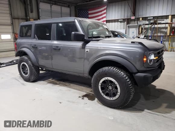 ✅ 2023 Ford Bronco • VIN: 1FMDE5DH9PLB45347 • Lot: 91907065. Listed on Copart with 60,282 mi. Free auction sales archive from the USA and detailed vehicle history report at DreamBid. Image 4.