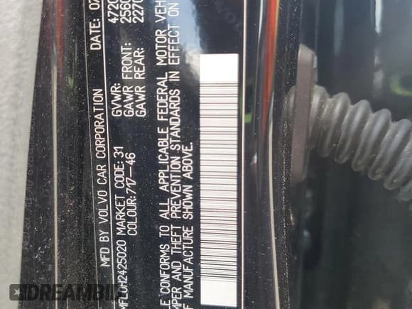 ✅ 2017 Volvo S60 Dynamic • VIN: YV126MFL0H2425020 • Lot: 61980345. Wystawiony na Copart z przebiegiem 168 031 mil. Bezpłatny archiwum sprzedaży aukcyjnych z USA i szczegółowy raport historii pojazdu na DreamBid. Zdjęcie 12.