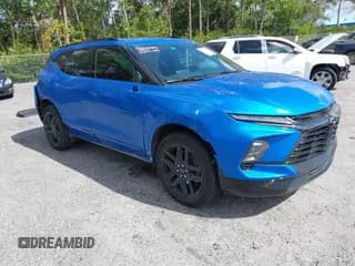 ✅ 2024 Chevrolet Blazer RS • VIN: 3GNKBKRS3RS146487 • Lot: 41513052. Listed on IAAI with 27,535 mi. Free auction sales archive from the USA and detailed vehicle history report at DreamBid. Image 1.