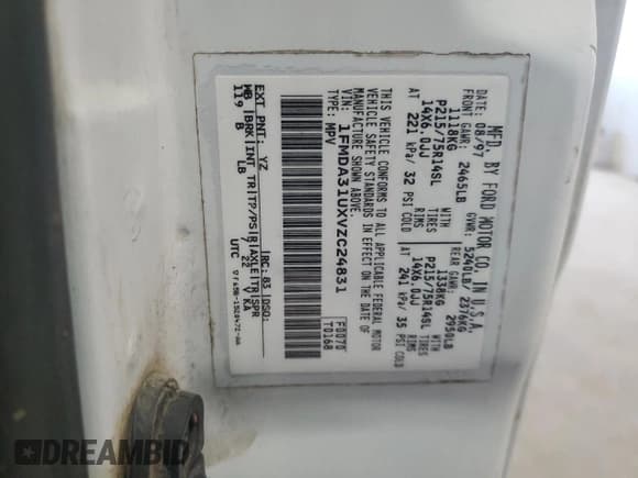 ✅ 1997 Ford Aerostar • VIN: 1FMDA31UXVZC24831 • Лот: 46529815. Опубликован ранее на Copart с пробегом 116 123 миль. Бесплатный доступ к архиву аукционных продаж из США и подробный отчёт об истории автомобиля на DreamBid. Изображение 13.