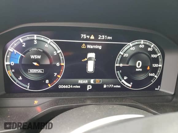 2024 Mitsubishi Outlander SE z VIN JA4J3VA8XRZ005478, wystawiony jako Copart lot #65092965 z przebiegiem 6 624 mil mil oraz Szkoda całkowita • Salvage title. Historia ofert i sprzedaży dostępna na DreamBid. Obrazek 9.