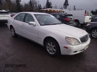 ✅ 2000 Mercedes-Benz S 320/430/500 • VIN: WDBNG70J2YA124097 • Lot: 43793623. Listed on IAAI with Not provided. Free auction sales archive from the USA and detailed vehicle history report at DreamBid. Image 1.