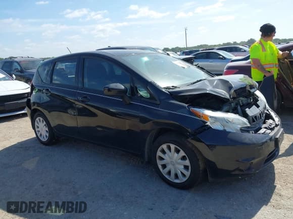 ✅ 2016 Nissan Note S • VIN: 3N1CE2CP0GL391458 • Lot: 42617005. Listed on IAAI with 141,008 mi. Free auction sales archive from the USA and detailed vehicle history report at DreamBid. Image 1.